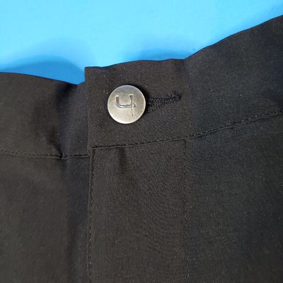 Mens NEW Short Par 4 Black Golf Pants Trousers The Pavin 36x30 - Picture 3 of 12